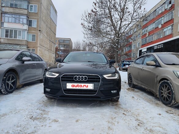2014 Audi A4 IV (B8) Рестайлинг, чёрный, 1000000 рублей - вид 2