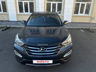 2012 Hyundai Santa Fe III, синий, 1500000 рублей, вид 2