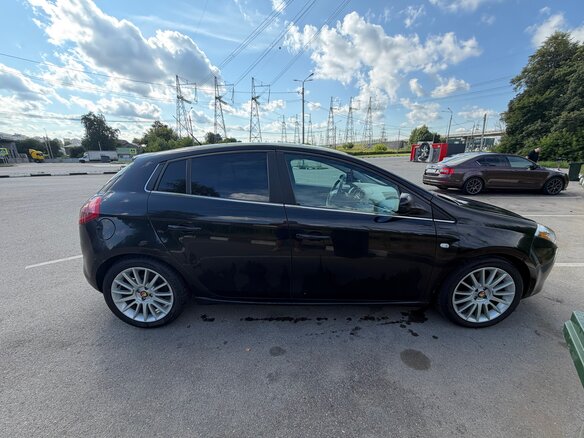 2008 Fiat Bravo II, чёрный - вид 1