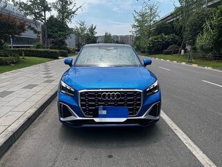 2023 Audi Q2 L 35 TFSI I Рестайлинг, синий, 2099999 рублей, вид 2