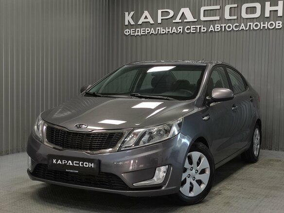 2012 Kia Rio 4-speed III, серый, 897000 рублей