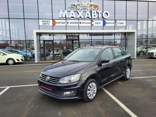 2019 Volkswagen Polo V Рестайлинг, чёрный, 1397000 рублей, вид 1