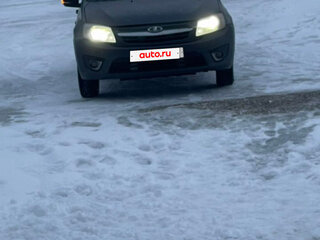 2015 Lada (ВАЗ) Granta I, серебристый, 600000 рублей, вид 3