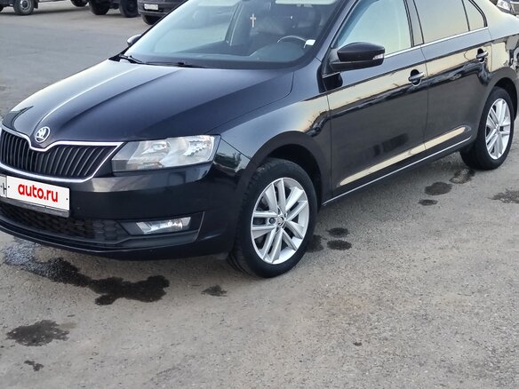 2018 Skoda Rapid I Рестайлинг, чёрный, 1210000 рублей - вид 1