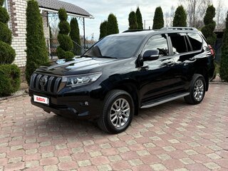 2019 Toyota Land Cruiser Prado 150 Series Рестайлинг 2, чёрный, 5200000 рублей, вид 2