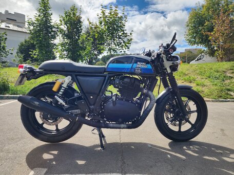 2023 Royal Enfield Continental GT, синий, 509000 рублей, вид 4