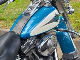 2000 Harley-Davidson Heritage, голубой, 590000 рублей, вид 4