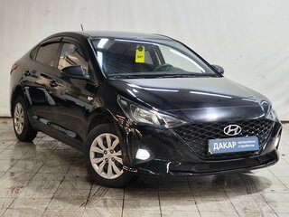 2022 Hyundai Solaris II Рестайлинг, чёрный, 1410000 рублей, вид 3