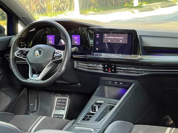 2023 Volkswagen Golf VIII, синий - вид 14