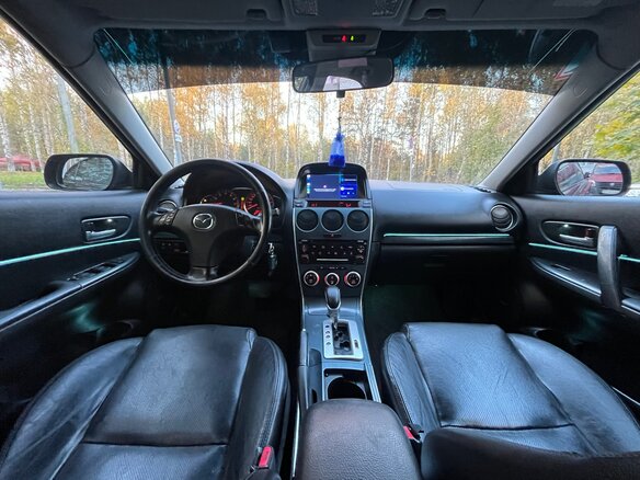 2005 Mazda 6 I (GG) Рестайлинг, чёрный, 435000 рублей - вид 5