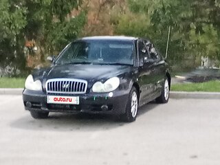 2002 Hyundai Sonata IV (EF) Рестайлинг, чёрный, 370000 рублей, вид 4