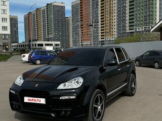 2008 Porsche Cayenne Turbo I Рестайлинг (957), чёрный, 1270000 рублей, вид 2
