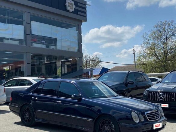 1999 Mercedes-Benz E-Класс 430 II (W210, S210) Рестайлинг, синий, 1080000 рублей - вид 2