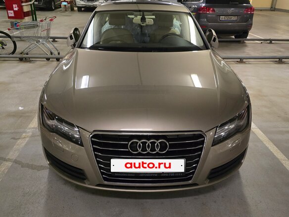 2010 Audi A7 I (4G), бежевый, 2500000 рублей - вид 2