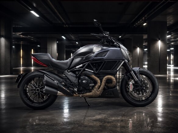 2014 Ducati Diavel, чёрный, 1100000 рублей - вид 1