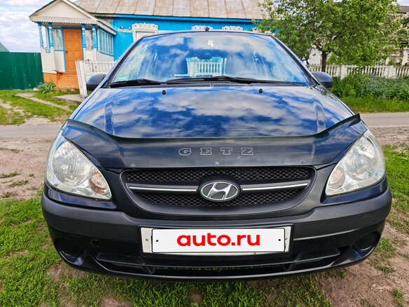 2009 Hyundai Getz I Рестайлинг, чёрный, 425000 рублей - вид 2