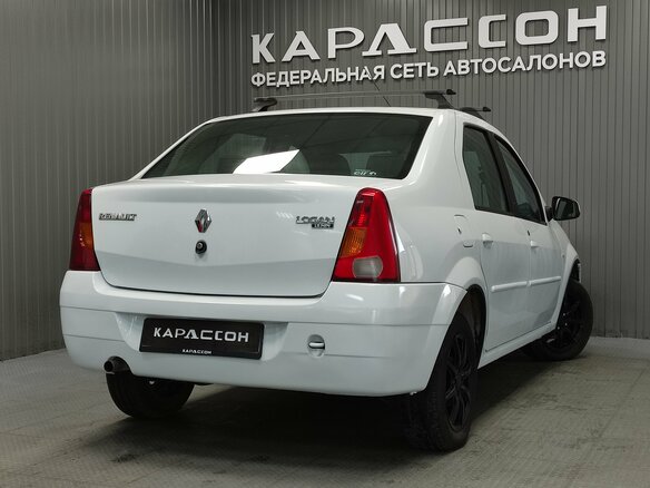 2009 Renault Logan I, белый - вид 1