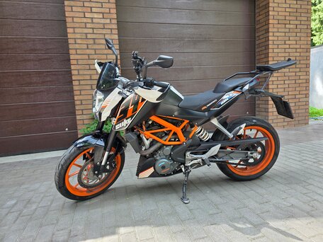 2016 KTM 390 Duke, чёрный, 375000 рублей, вид 1
