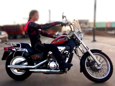 1997 Honda Steed 400, чёрный, 270000 рублей, вид 1