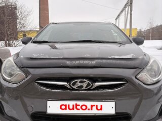 2012 Hyundai Solaris I, чёрный, 770000 рублей, вид 3