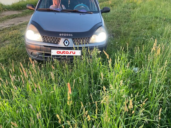 2004 Renault Symbol I Рестайлинг, серый, 380000 рублей