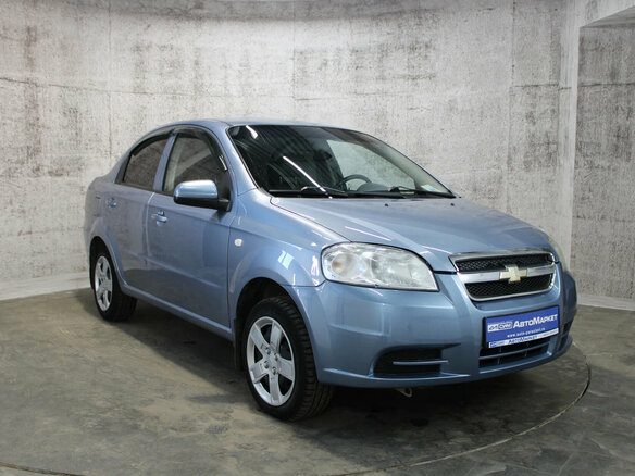 2007 Chevrolet Aveo I Рестайлинг, голубой, 340000 рублей - вид 2