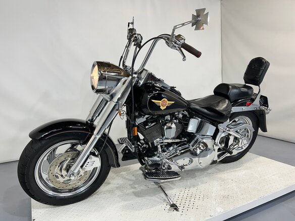 1998 Harley-Davidson Fat Boy, чёрный, 770000 рублей - вид 6