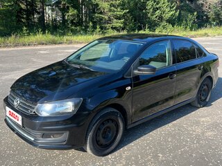 2015 Volkswagen Polo V Рестайлинг, чёрный, 600000 рублей, вид 5