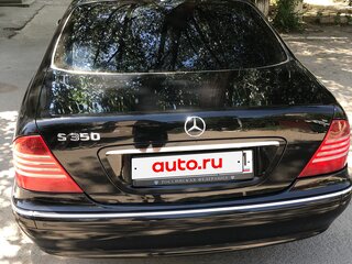 2002 Mercedes-Benz S-Класс 350 Long IV (W220) Рестайлинг, чёрный, 800000 рублей, вид 4