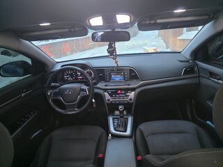 2017 Hyundai Elantra VI (AD), синий, 1352000 рублей, вид 2