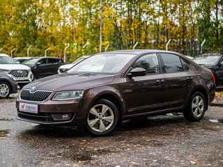 2015 Skoda Octavia III (A7), коричневый, 1599000 рублей, вид 1