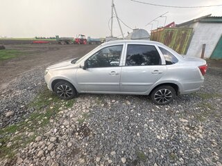 2013 Lada (ВАЗ) Granta I, серебристый, 390000 рублей, вид 3