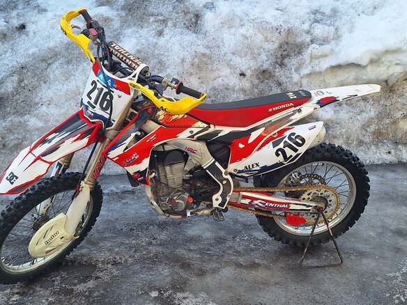 2016 Honda CRF 450R, красный, 450000 рублей - вид 5