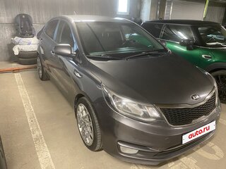 2016 Kia Rio III Рестайлинг, серый, 940000 рублей, вид 3