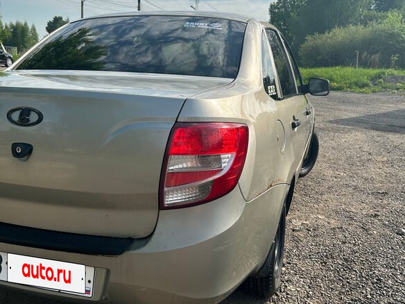 2012 Lada (ВАЗ) Granta I, серый, 260000 рублей - вид 8