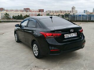 2018 Hyundai Solaris II, чёрный, 1150000 рублей, вид 4