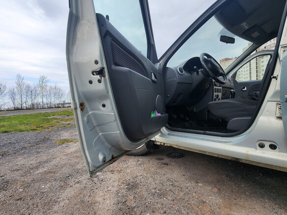 2007 Renault Logan I, серебристый, 420000 рублей - вид 20