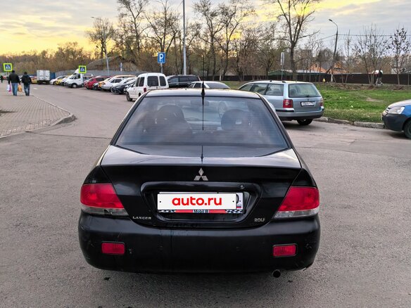 2007 Mitsubishi Lancer IX, чёрный, 350000 рублей - вид 3