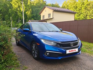 2020 Honda Civic X Рестайлинг, синий, 2600000 рублей, вид 4
