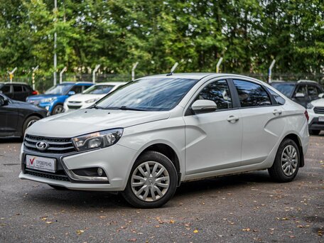 2018 Lada (ВАЗ) Vesta I, белый, 692000 рублей, вид 1