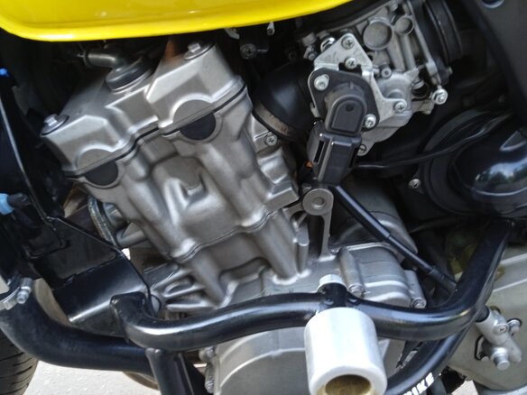 2002 Honda CB 600F Hornet, жёлтый, 360000 рублей - вид 7