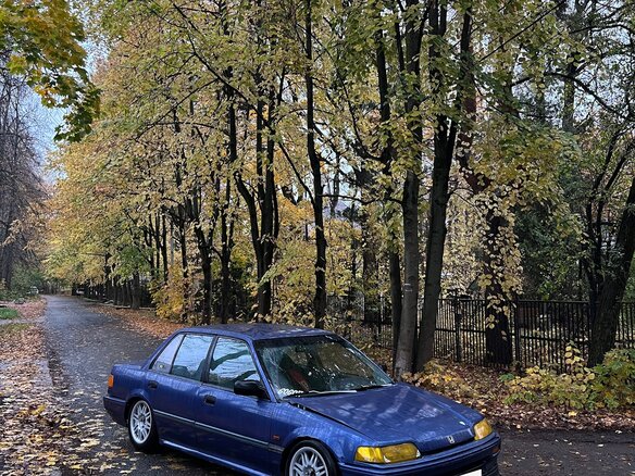 1988 Honda Civic IV, синий, 265000 рублей