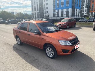 2014 Lada (ВАЗ) Granta I, оранжевый, 320000 рублей, вид 4