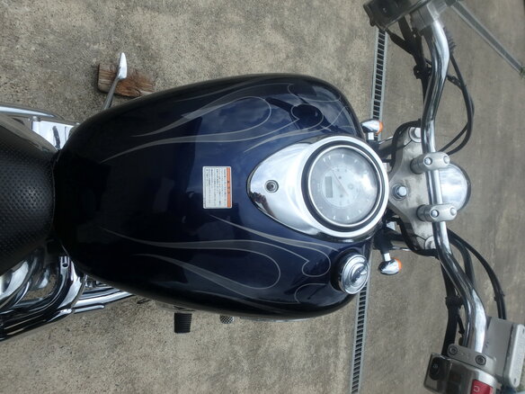 2008 Yamaha XVS1100, синий, 600000 рублей - вид 19