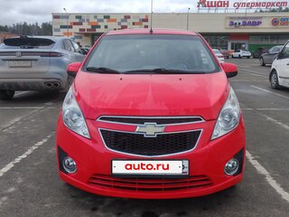 2011 Chevrolet Spark III, красный, 600000 рублей, вид 1