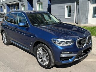 2019 BMW X3 20i xDrive III (G01), синий, 3500000 рублей, вид 5