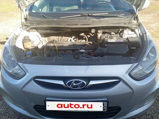 2012 Hyundai Solaris I, серебристый, 730000 рублей, вид 1