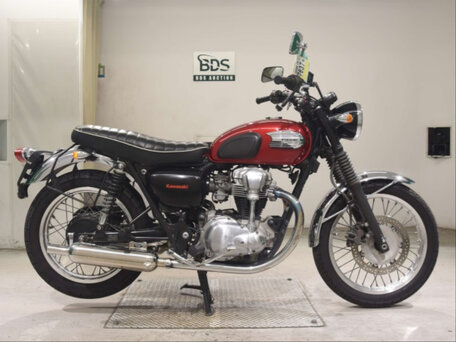 2007 Kawasaki W 400, красный, 365000 рублей, вид 1
