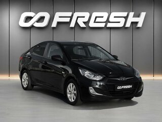 2011 Hyundai Solaris I, чёрный, 698000 рублей, вид 1