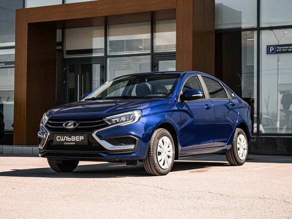 2026 Lada (ВАЗ) Vesta I Рестайлинг (NG), синий, 1601000 рублей - вид 5